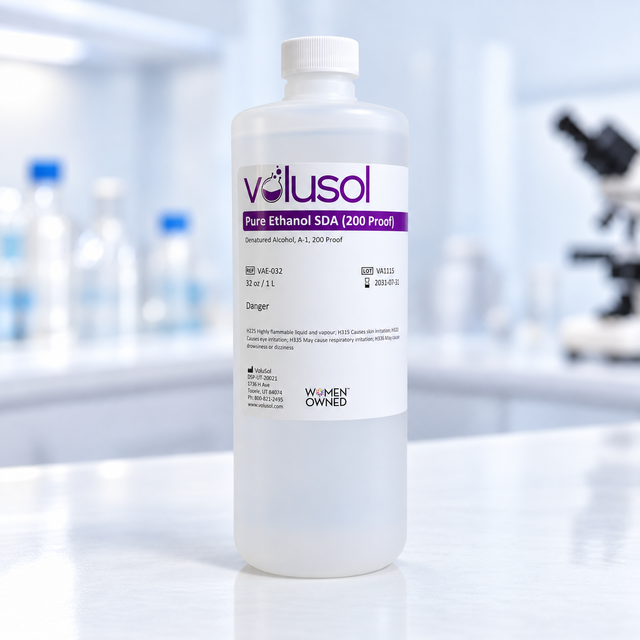 Volusol Pure Ethanol SDA (200 Proof), VAE-032, 32 oz / 1 L