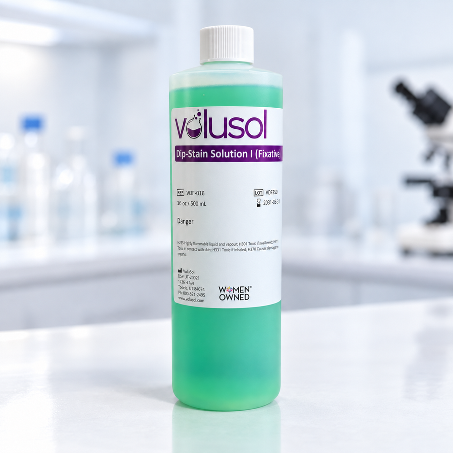 Volusol Dip-Stain Solution I (Fixative), VDF-016, 16 oz / 500 mL