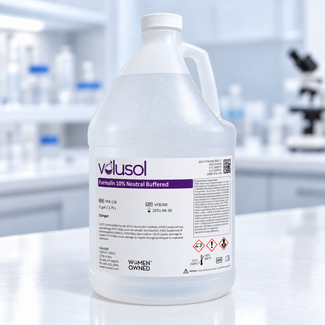 Volusol Formalin 10% Neutral Buffered, VFB-128, 1 gal / 3.79 L