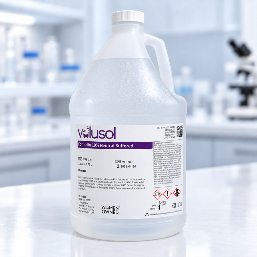 Volusol Formalin 10% Neutral Buffered, VFB-128, 1 gal / 3.79 L