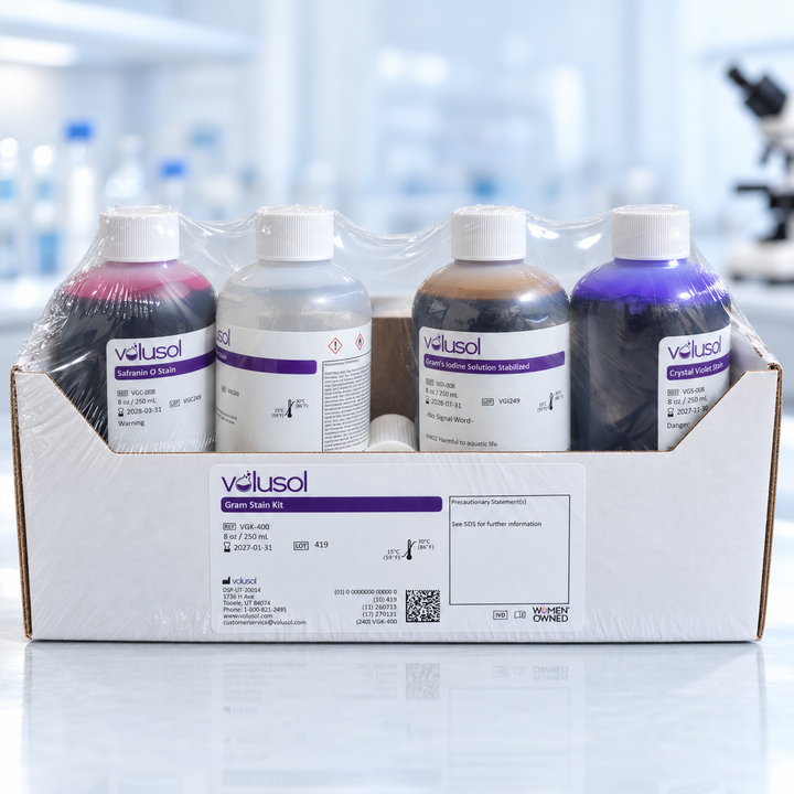 Volusol Gram Stain Kit, VGK-400, 4 x 8 oz / 250 mL