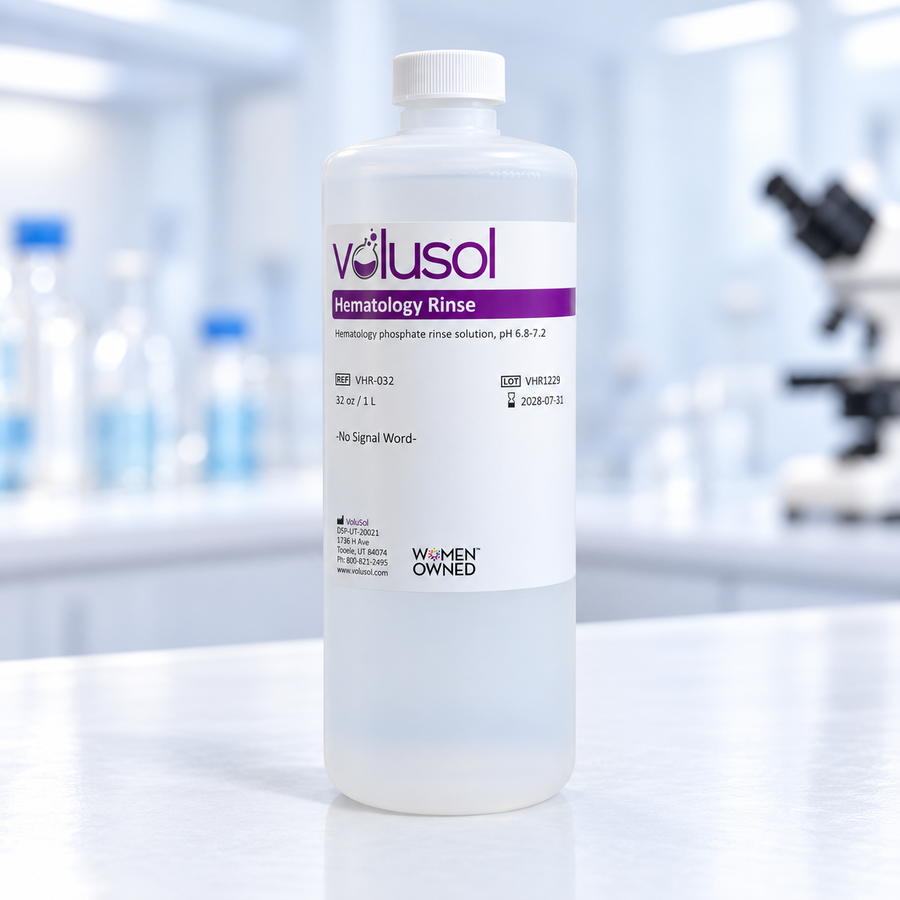 Volusol Hematology Rinse, VHR-032, 32 oz / 1 L