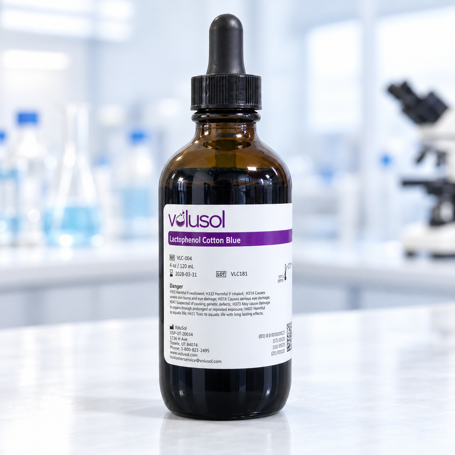 Volusol Lactophenol Cotton Blue, VLC-004, 4 oz / 120 mL