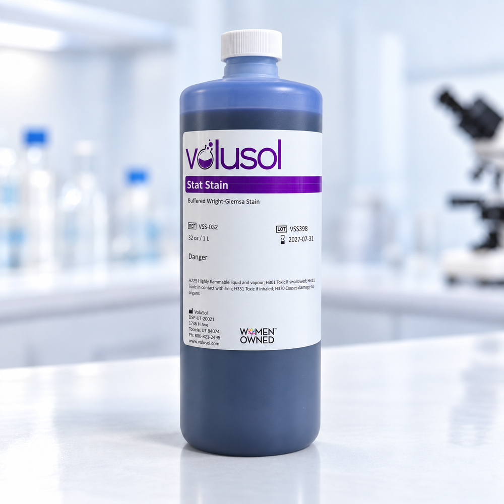 Volusol Stat Stain (Buffered Wright-Giemsa), VSS-032, 32 oz / 1 L