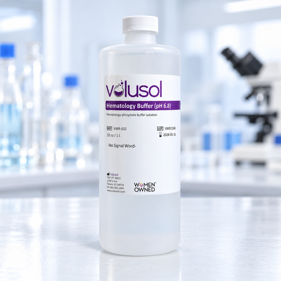 Volusol Hematology Buffer (pH 6.8), VWB-032, 32 oz / 1 L