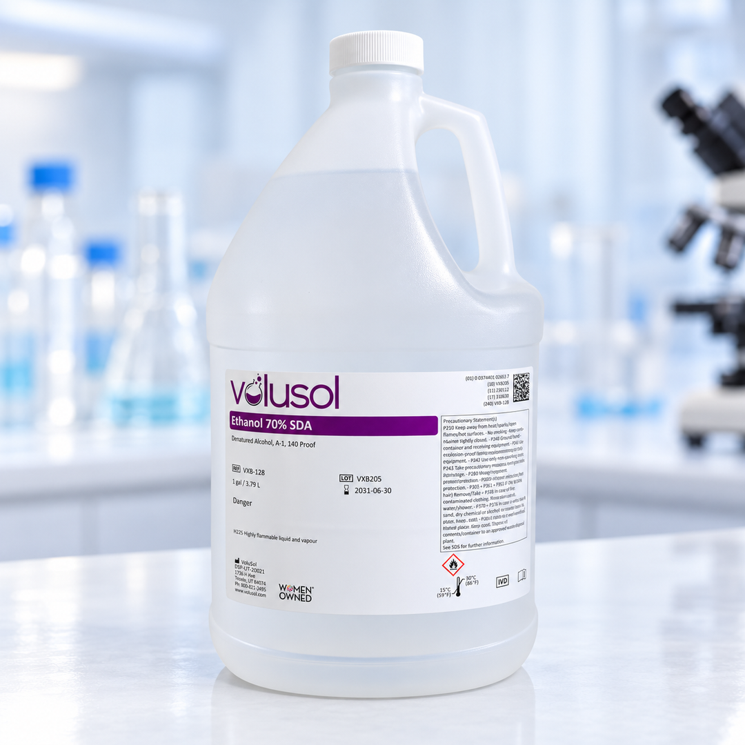 Volusol Ethanol 70% SDA, VXB-128, 1 gal / 3.79 L