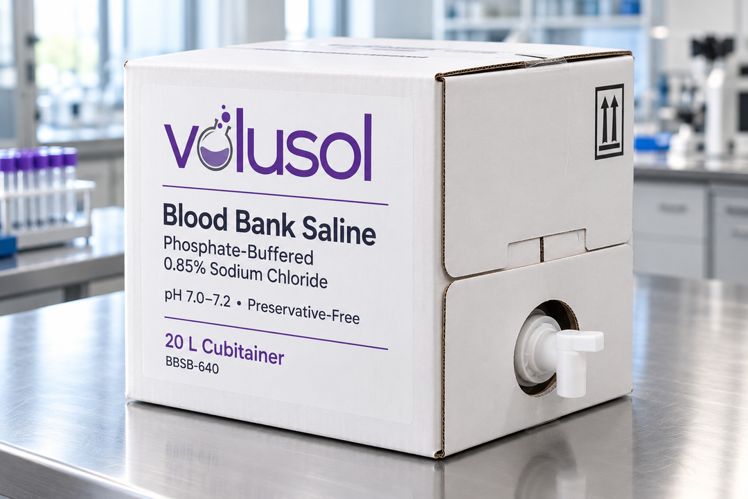 Blood Bank Saline, Phosphate-Buffered