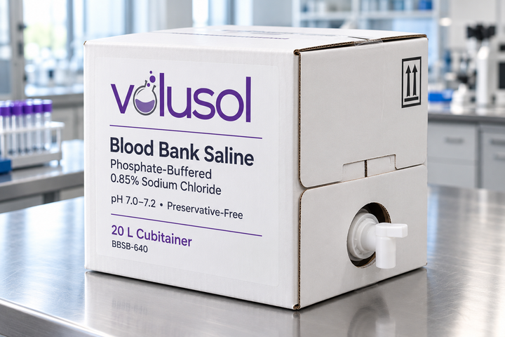 Blood Bank Saline, Phosphate-Buffered