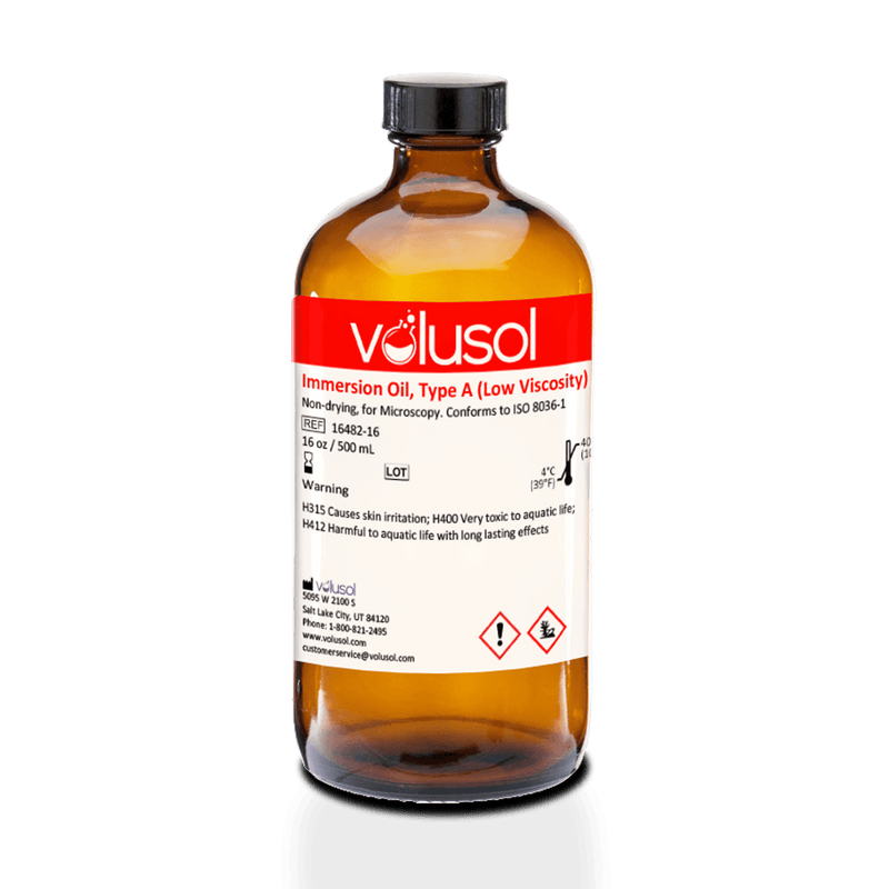 Immersion Oil, Type A (Low Viscosity)