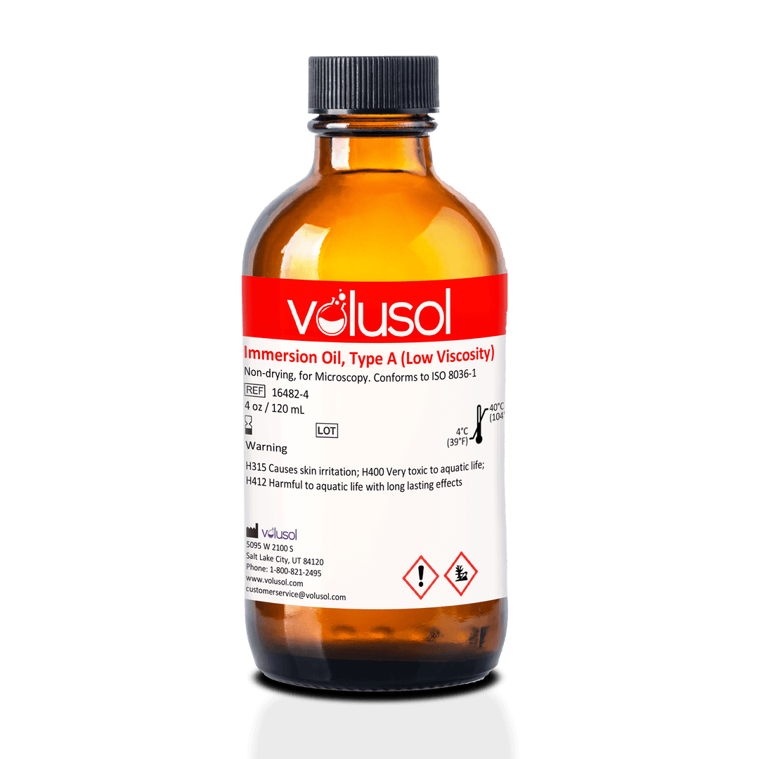 Immersion Oil, Type A (Low Viscosity) - Volu-Sol