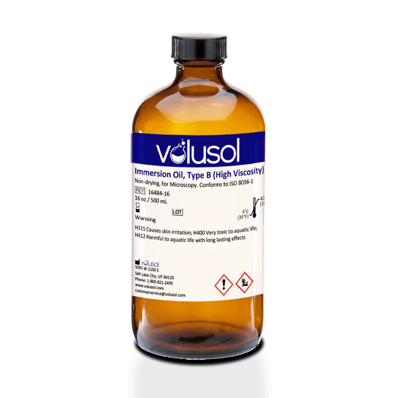 Immersion Oil, Type B (High Viscosity) - Volu-Sol